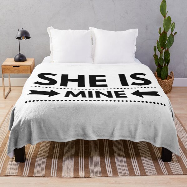 Item preview, She Is Mine | Valentines Day designed and sold by junaid ali.