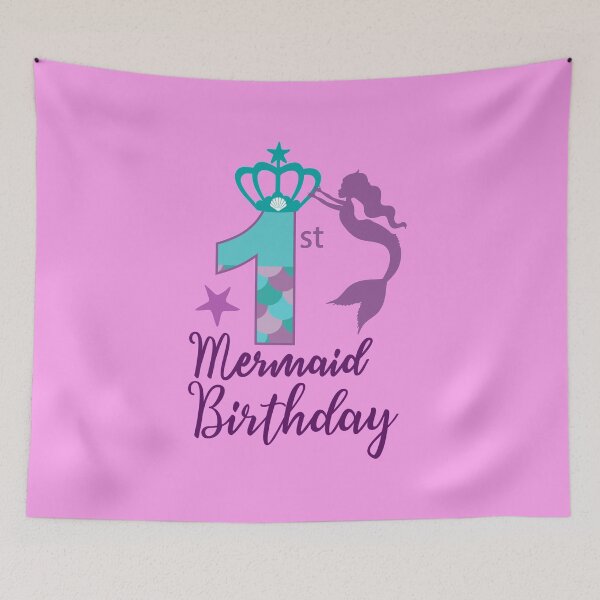 Item preview, 1st mermaid birthday gift idea designed and sold by WOWSOMETHINGNEW.