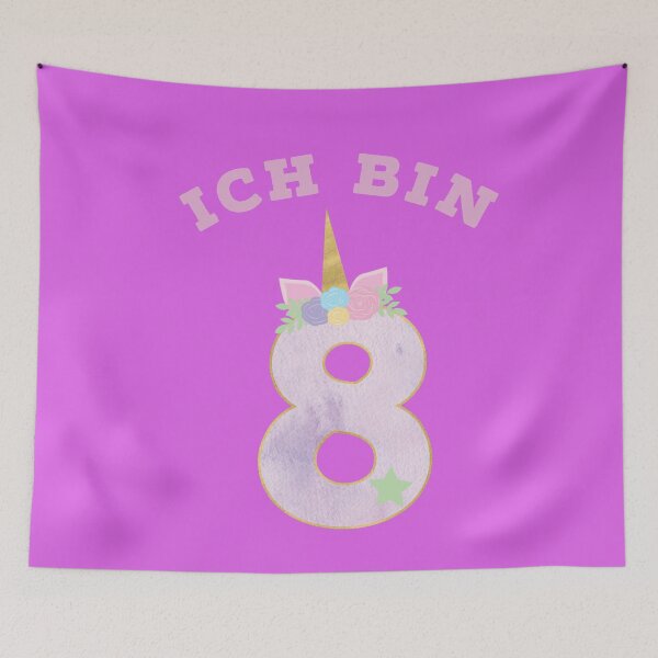 Item preview, Ich bin 8 unicorn designed and sold by WOWSOMETHINGNEW.