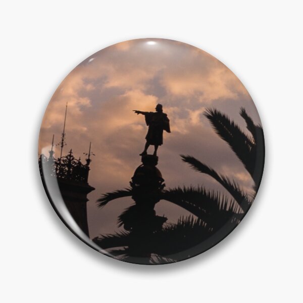 Item preview, Barcelona, Christopher Columbus statue in the evening light designed and sold by Ingo Gerlach.