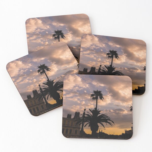 Item preview, Barcelona, Christopher Columbus statue in the evening light designed and sold by Ingo Gerlach.