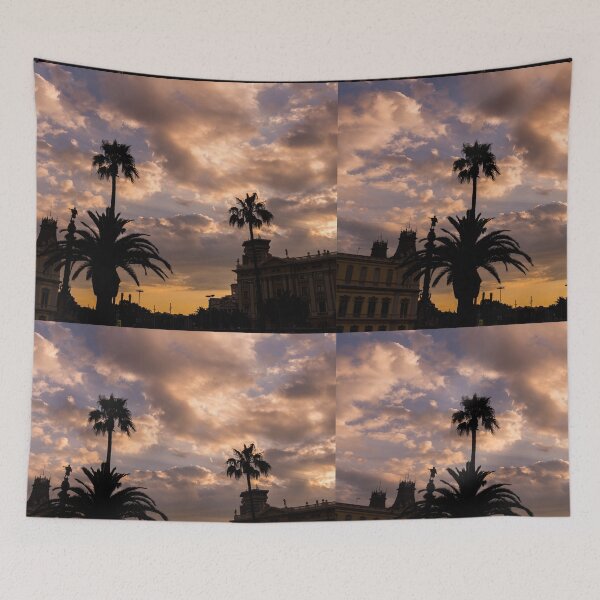 Item preview, Barcelona, Christopher Columbus statue in the evening light designed and sold by Ingo Gerlach.
