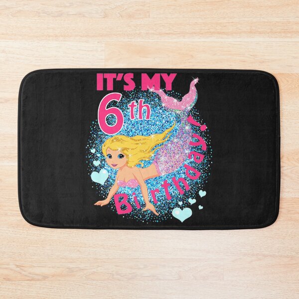 Item preview, Kids 6 year old mermaid 6th birthday girl shirt outfit gift  designed and sold by Lukifo-Glacier.