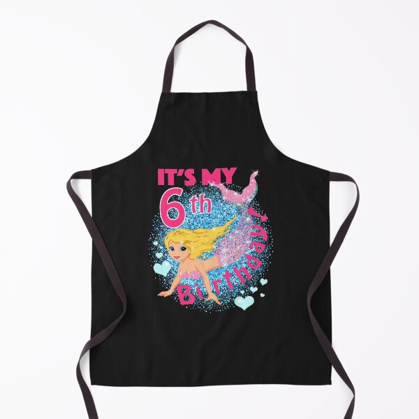 Item preview, Kids 6 year old mermaid 6th birthday girl shirt outfit gift  designed and sold by Lukifo-Glacier.