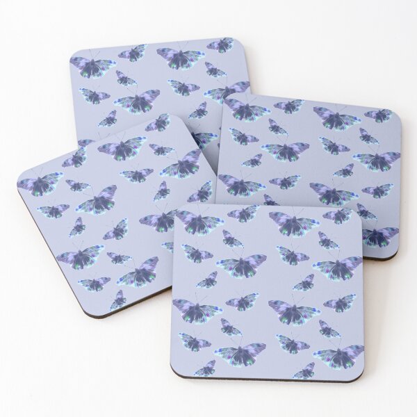Item preview, Butterfly pattern in blue and purple designed and sold by NJartbyNJacobson.