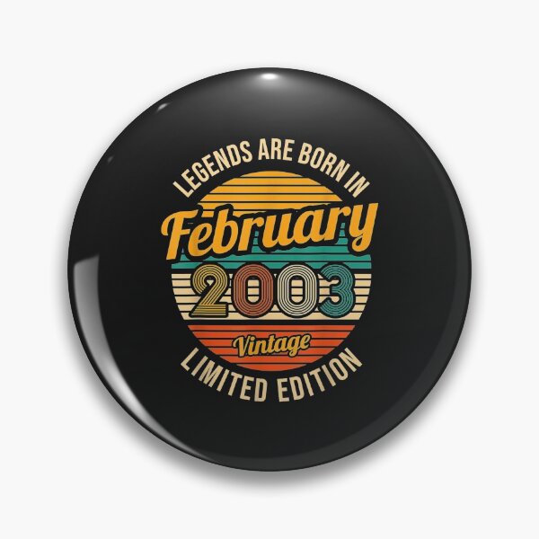 Item preview, Legends are born in February 2003 Limited Edition Gift T-Shirt designed and sold by Lukifo-Glacier.