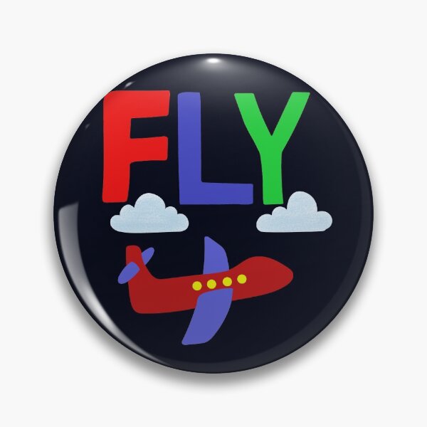 Item preview, Fly with Airplane / Aeroplane  in Primary Bright Bold Colors designed and sold by madtoyman.