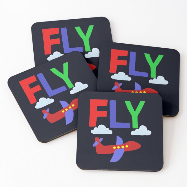 Item preview, Fly with Airplane / Aeroplane  in Primary Bright Bold Colors designed and sold by madtoyman.
