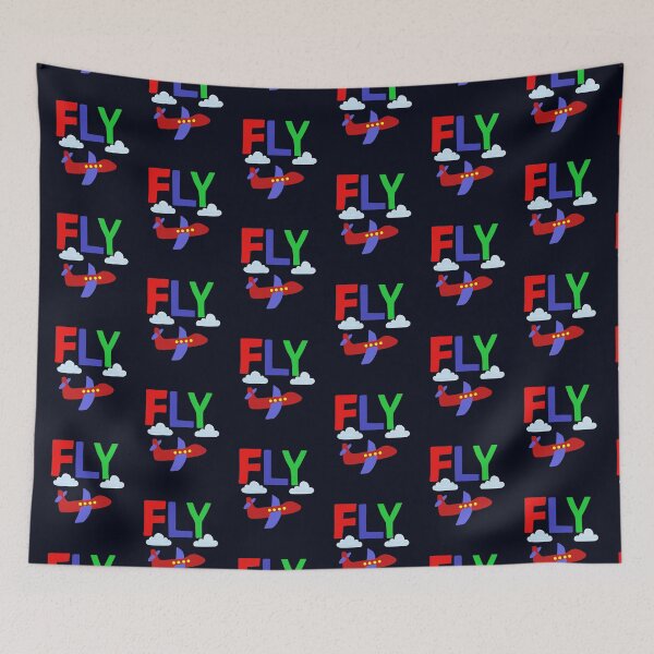 Item preview, Fly with Airplane / Aeroplane  in Primary Bright Bold Colors designed and sold by madtoyman.