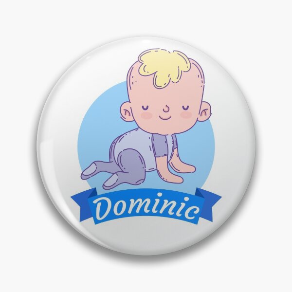 Artikelvorschau, Dominic Jungennamen für Babys entworfen und verkauft von Piztees.