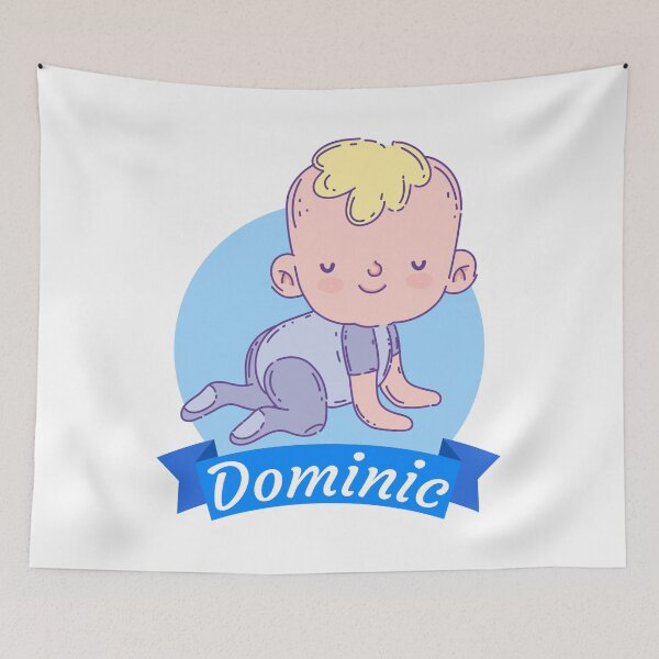 Item preview, Dominic Boy names for babies designed and sold by Piztees.