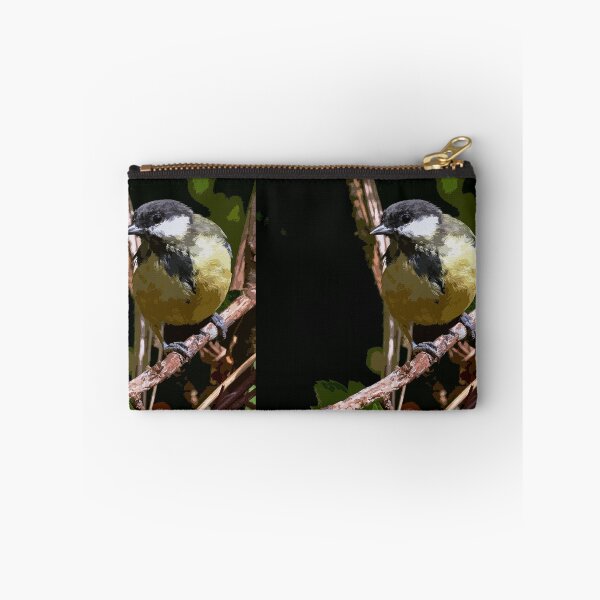 Item preview, r1447/ new finition 2021 Mésange charbonniére  peinture -  5 t (c)(h) by Olao-Olavia / Okaio Créations designed and sold by o.okaïo.
