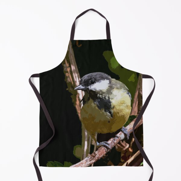 Item preview, r1447/ new finition 2021 Mésange charbonniére  peinture -  5 t (c)(h) by Olao-Olavia / Okaio Créations designed and sold by o.okaïo.