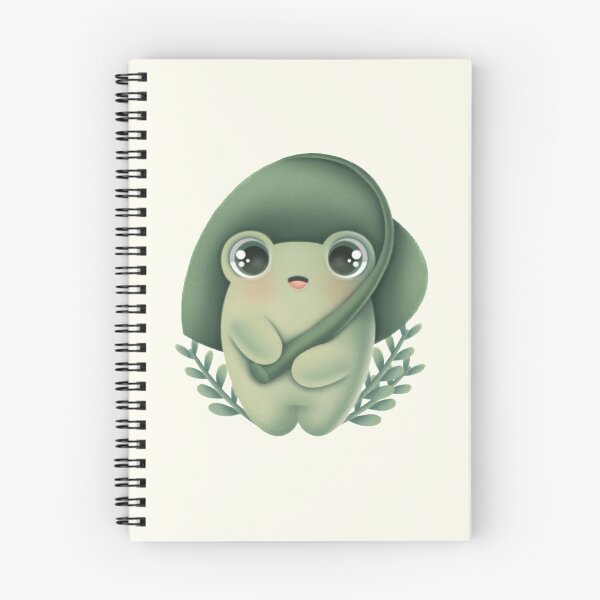 Item preview, Baby green frog with leaf umbrella designed and sold by Salvoodles.