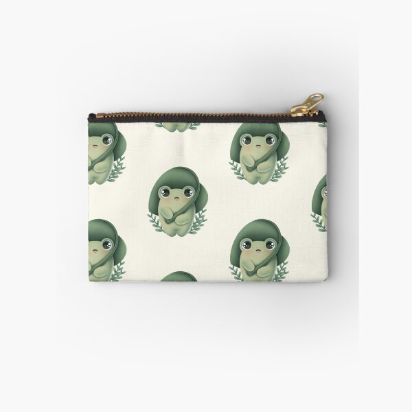 Item preview, Baby green frog with leaf umbrella designed and sold by Salvoodles.