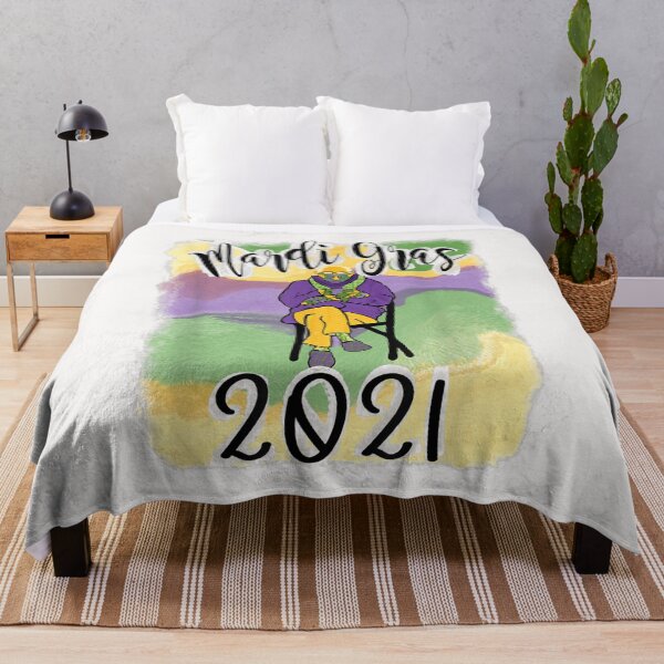Item preview, Mardi Gras Cozy Bernie Sanders Sitting Inauguration Funny T-Shirt designed and sold by Lukifo-Glacier.