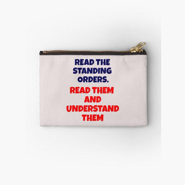Item preview, Standing Orders. Read Them And Understand Them, Red White and Blue designed and sold by HomeConscious.