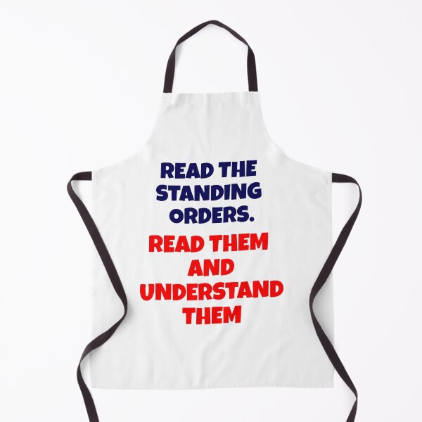 Item preview, Standing Orders. Read Them And Understand Them, Red White and Blue designed and sold by HomeConscious.