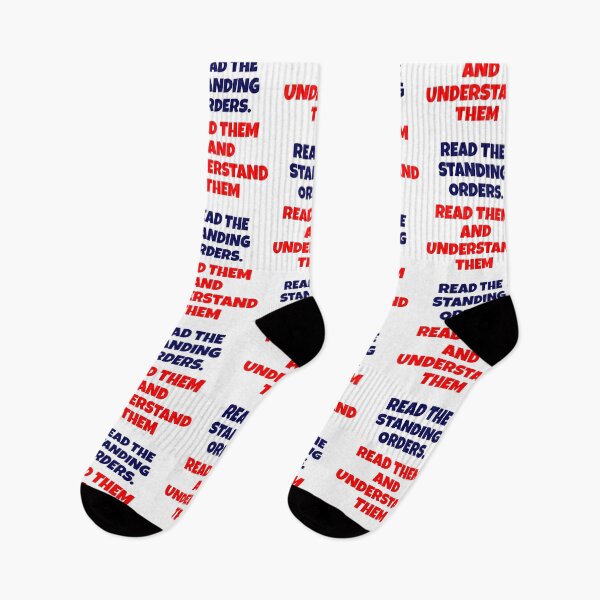 Item preview, Standing Orders. Read Them And Understand Them, Red White and Blue designed and sold by HomeConscious.