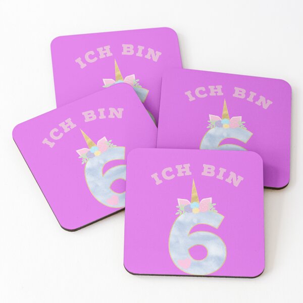 Item preview, Ich bin 6 is unicorn designed and sold by WOWSOMETHINGNEW.
