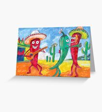 Hot Saloon Greeting Card