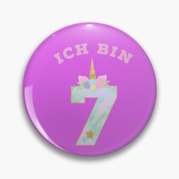 Item preview, Ich bin 7 unicorn designed and sold by WOWSOMETHINGNEW.
