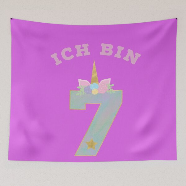 Item preview, Ich bin 7 unicorn designed and sold by WOWSOMETHINGNEW.