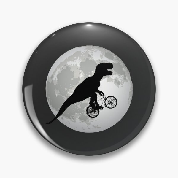Item preview, A t-rex riding a bike through the night sky.  designed and sold by JuiceDesign.