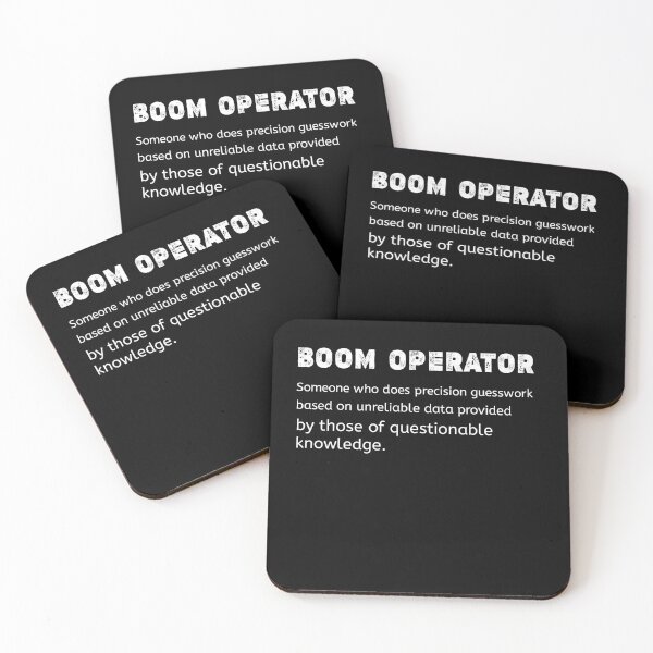 Item preview, Boom Operator Definition,boom operator job title gift for dad mom,sound guy worker  designed and sold by Essakhi12.