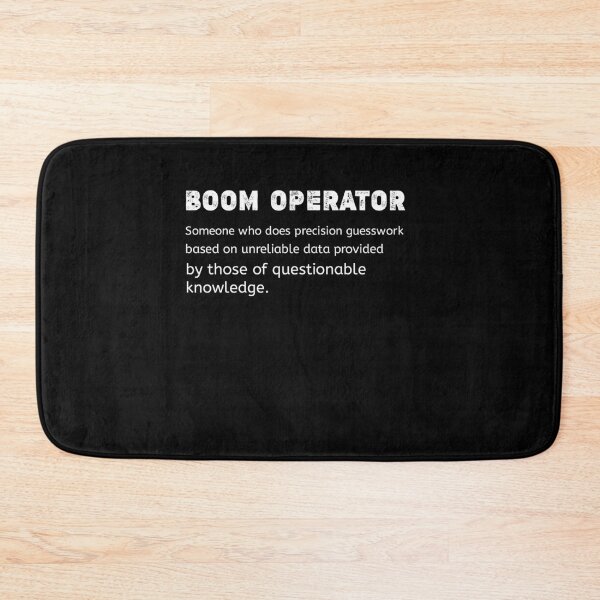 Item preview, Boom Operator Definition,boom operator job title gift for dad mom,sound guy worker designed and sold by Essakhi12.
