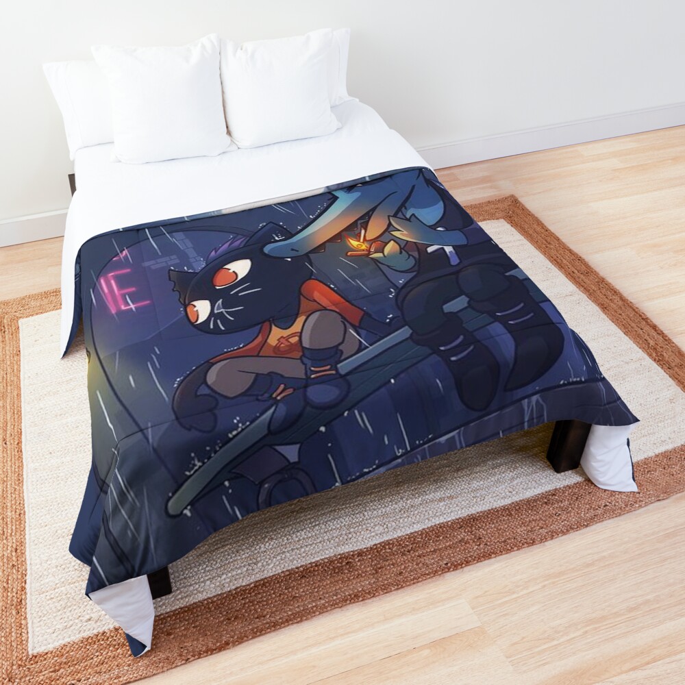 Raining in the Woods Comforter