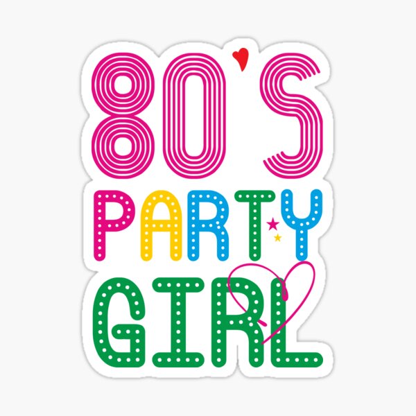 Item preview, 80's Girl Birthday Party Costume Retro Vintage Gift Women designed and sold by Independence arrival.