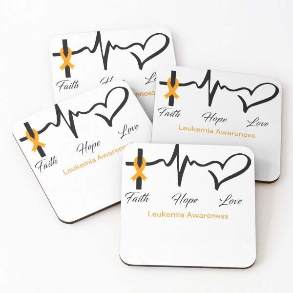 Item preview, Faith Hope Love Leukemia Awareness designed and sold by frechettee.