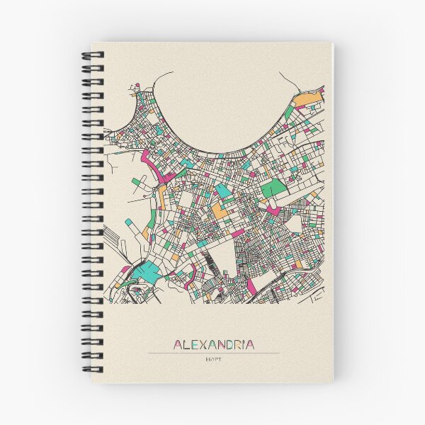 Item preview, Alexandria, Egypt Street Map designed and sold by A Deniz Akerman.