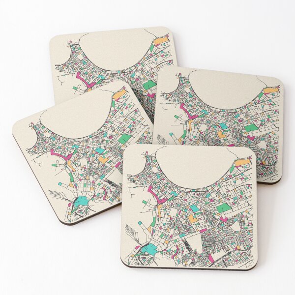 Item preview, Alexandria, Egypt Street Map designed and sold by A Deniz Akerman.