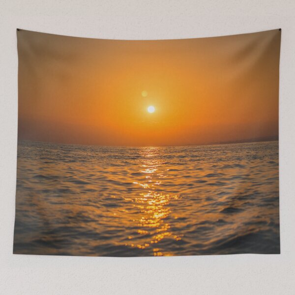 Item preview, Red Sun and orange ocean  designed and sold by Hoopstore.