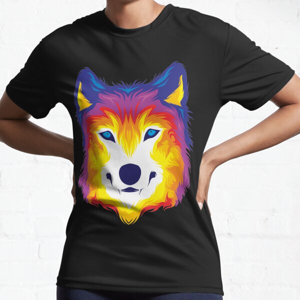 Wolf in Color Active T-Shirt