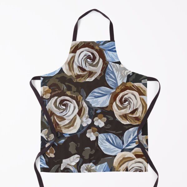 Item preview, Decorative Colorful floral pattern with beige roses - Flowers Seamless Pattern designed and sold by hyggekrog.