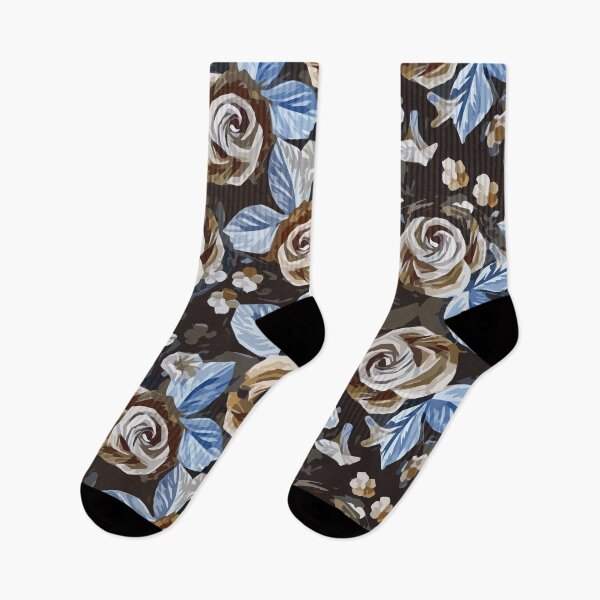 Item preview, Decorative Colorful floral pattern with beige roses - Flowers Seamless Pattern designed and sold by hyggekrog.