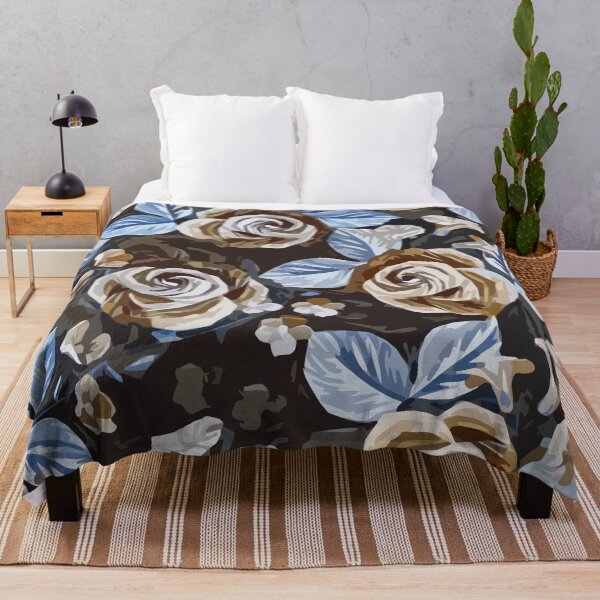 Item preview, Decorative Colorful floral pattern with beige roses - Flowers Seamless Pattern designed and sold by hyggekrog.