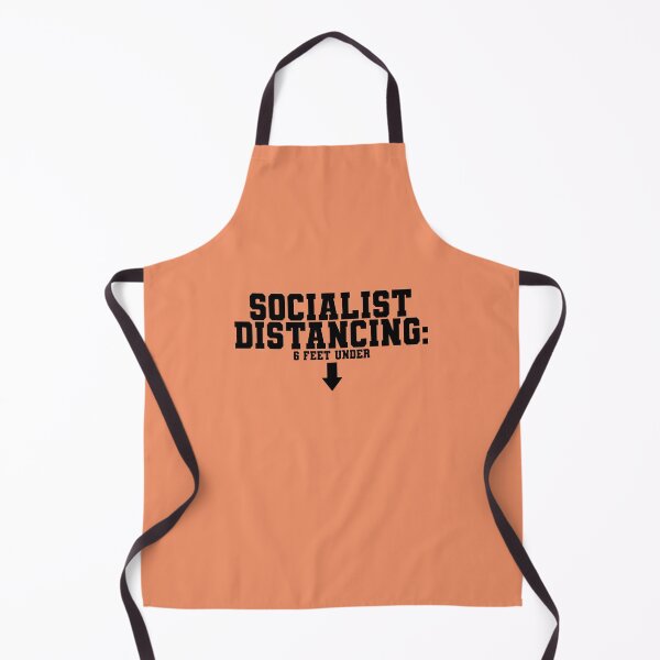 Item preview, Socialist distancing: 6 feet under designed and sold by Sticker Up.
