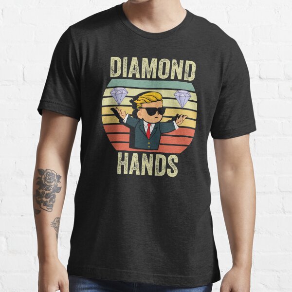 Diamond Hand To The Moon Essential T-Shirt