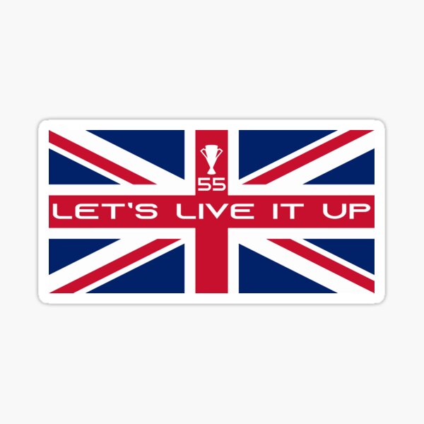 Rangers 55 titles - Let's live it up! Sticker