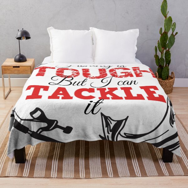 Item preview, Fishing Is Tough But I Can Tackle It designed and sold by Junkie-Worx.