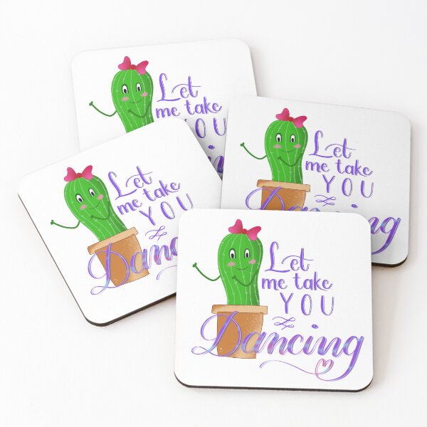 Item preview, Let me take you dancing, cactus designed and sold by Paperilion.