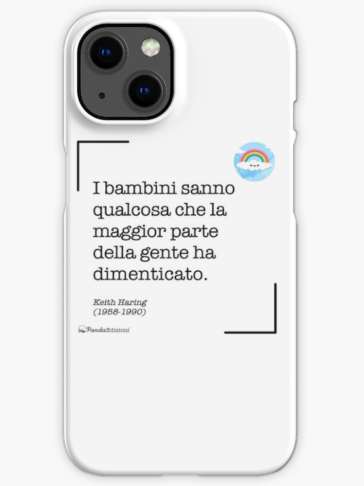 Thumbnail 1 of 4, iPhone Case, I bambini sanno qualcosa che la maggior parte della gente ha dimenticato designed and sold by Panda Edizioni.