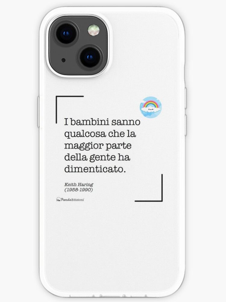 Thumbnail 1 of 5, iPhone Case, I bambini sanno qualcosa che la maggior parte della gente ha dimenticato designed and sold by Panda Edizioni.