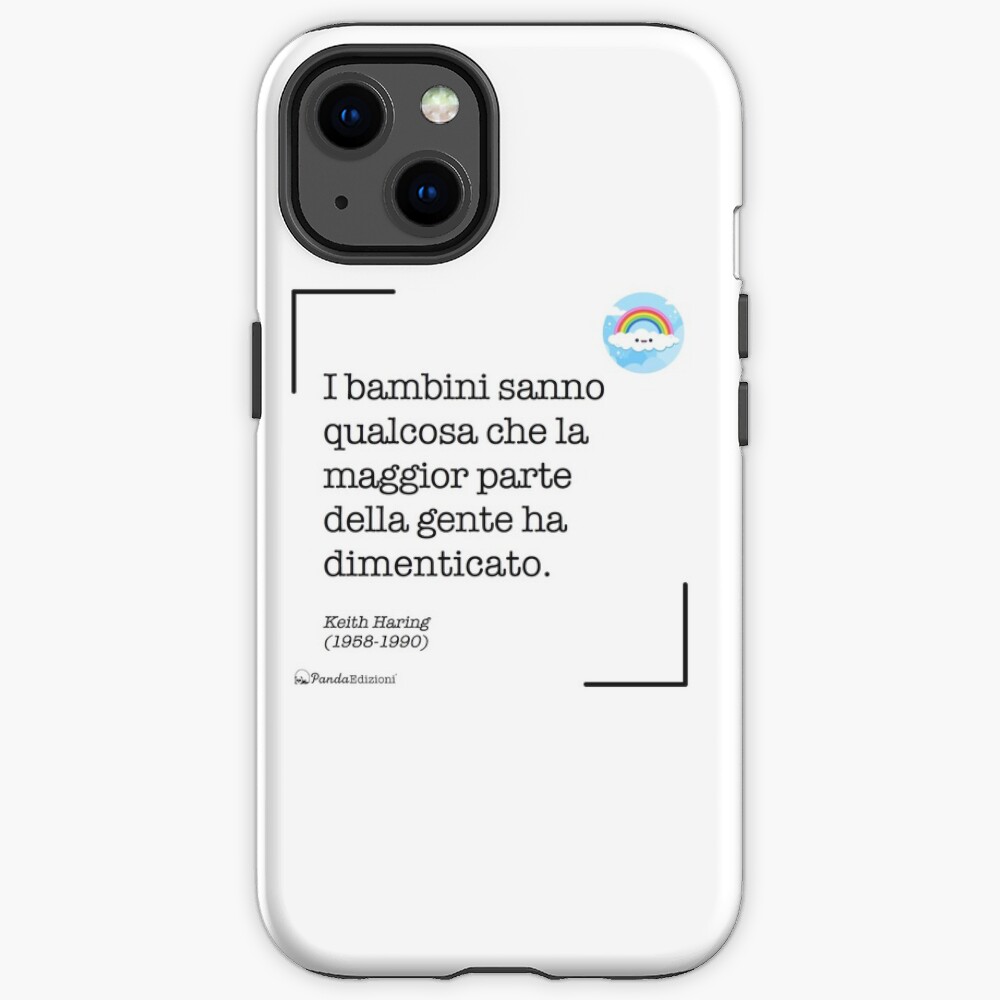 I bambini sanno qualcosa che la maggior parte della gente ha dimenticato iPhone Case