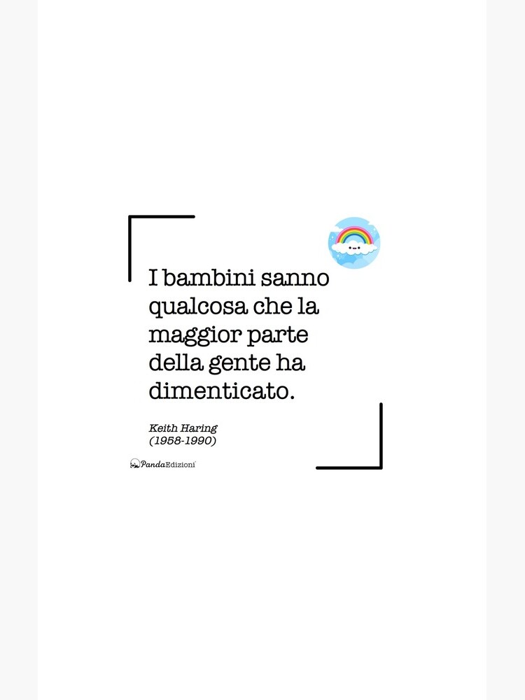 I bambini sanno qualcosa che la maggior parte della gente ha dimenticato by PandaEdizioni