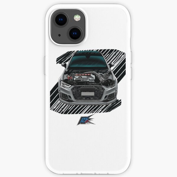 RS3 Sportback ohne Motorhaube grau iPhone Flexible Hülle